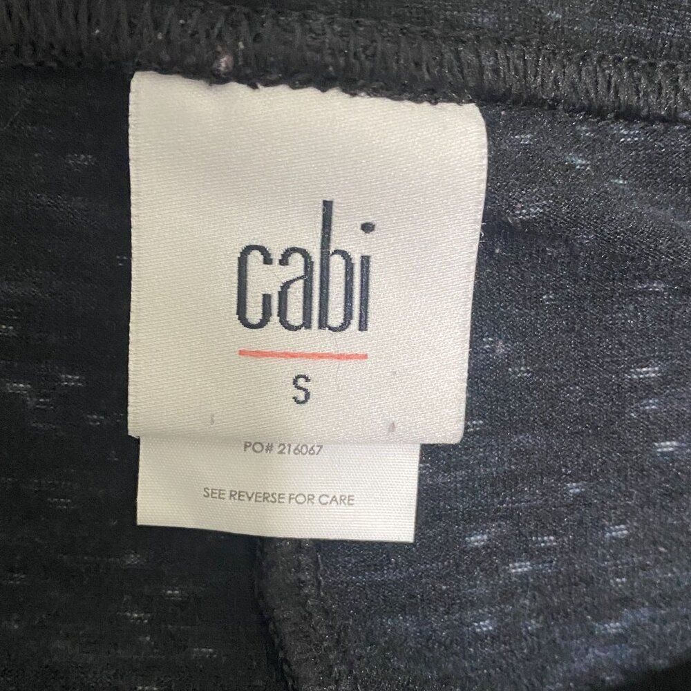 CAbi Space Dye Black Skirted M’ leggings Size Small - Picture 5 of 7